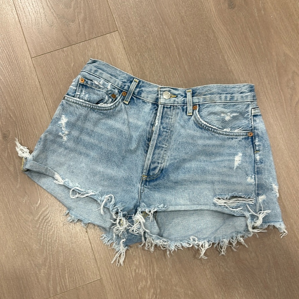 Denim shorts